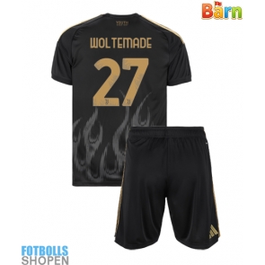 Billiga Juventus Nick Woltemade #27 Tredjeställ Barn 2026-27 Kortärmad (+ Korta byxor)